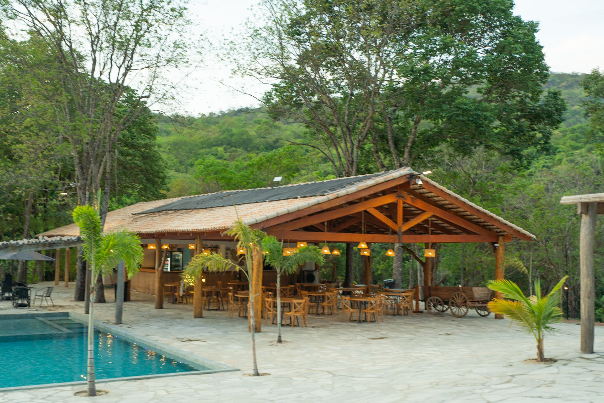 Pavilhão gastronômico